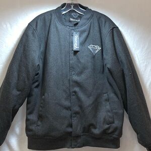 Diamond Supply Co. Varsity Grey Jacket Men’s Size Small *NEW*